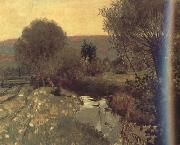 Hans Sandreuter Autumn in the Leime Valley (nn02) Spain oil painting artist